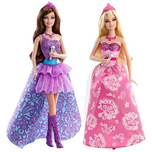 Boneca Barbie Chelsea Morena 14 cm Fantasia de Bolo Cachorrinho